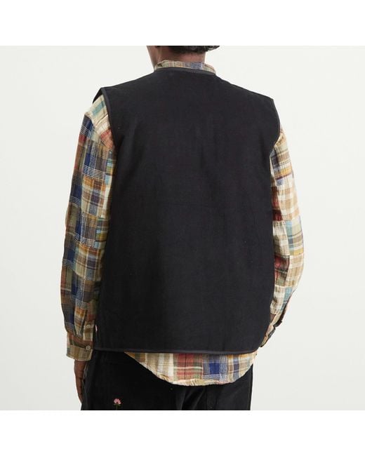 Kardo Black Cord Gilet for men