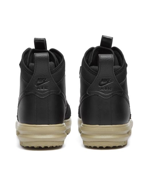 Nike Black Lunar Force 1 Duckboot Sneakers for men