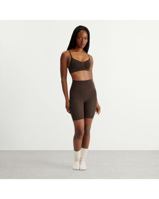 Skims Black Seamless Sculpt Bralette