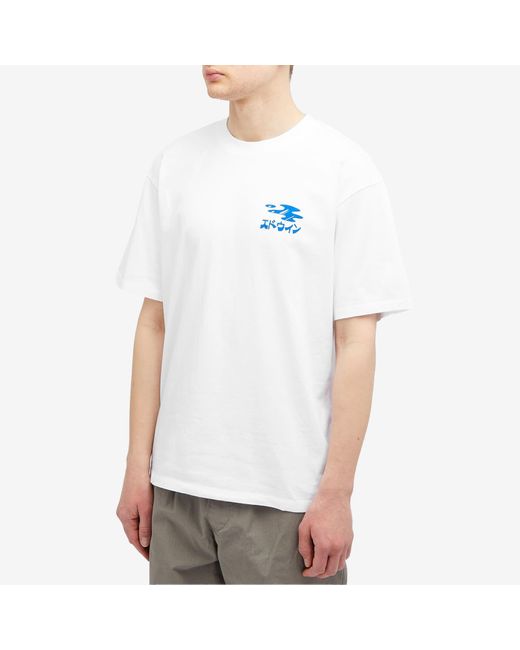 Edwin White Stay Hydrated T-Shirt for men
