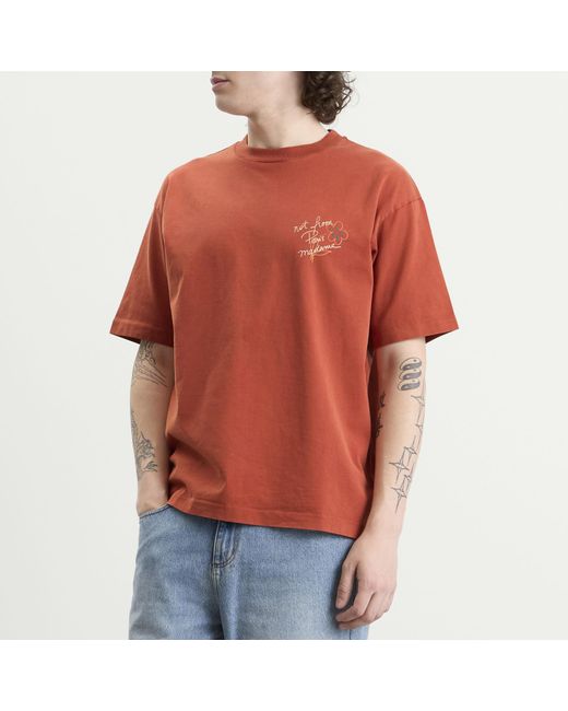 Drole de Monsieur Orange Esquisse Slogan T-Shirt for men