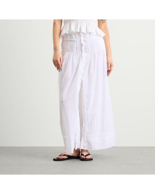 Isabel Marant White Étoile Loraine Maxi Skirt