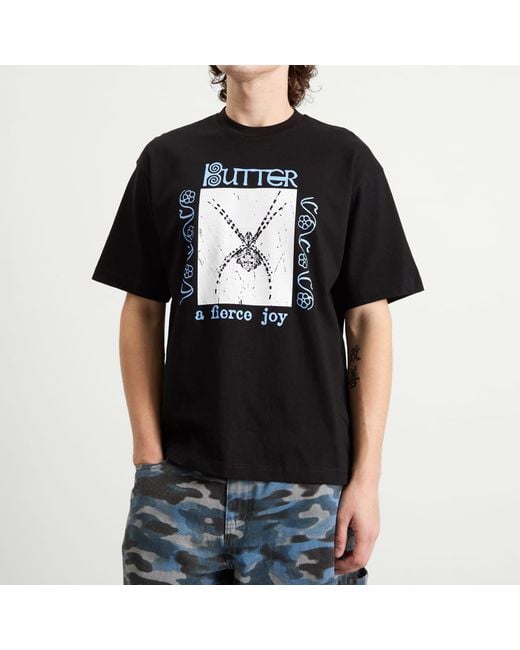 Butter Goods Black Fierce Joy T-Shirt for men