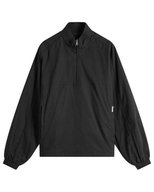 Represent Black Quarter Zip Jacket for men