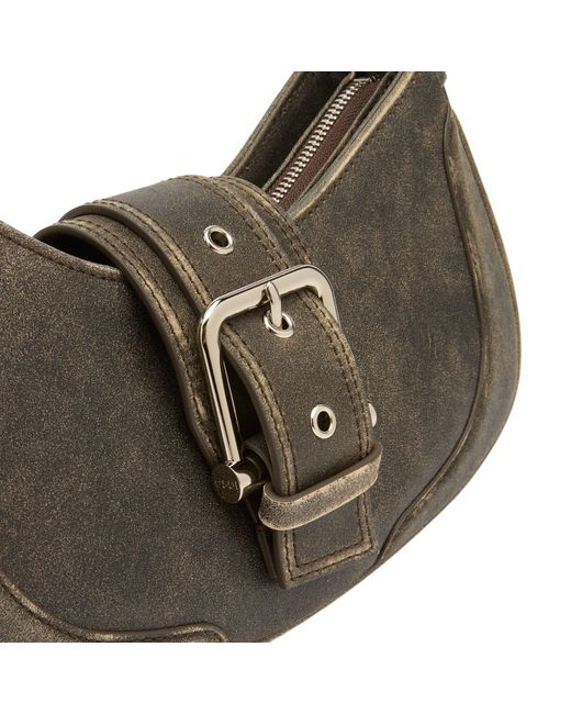 OSOI Brown Hobo Brocle Bag