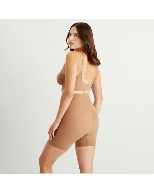 Skims Natural Seamless Sculpt Mid Thigh Short
