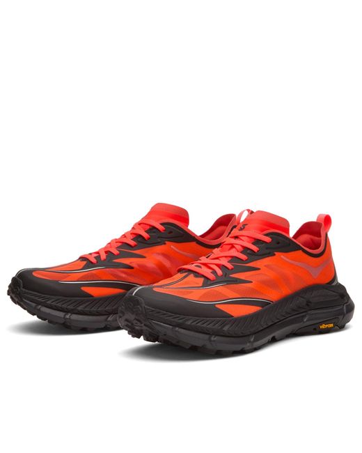 Hoka One One Red Mafate Speed 4 Lite Sneaker for men