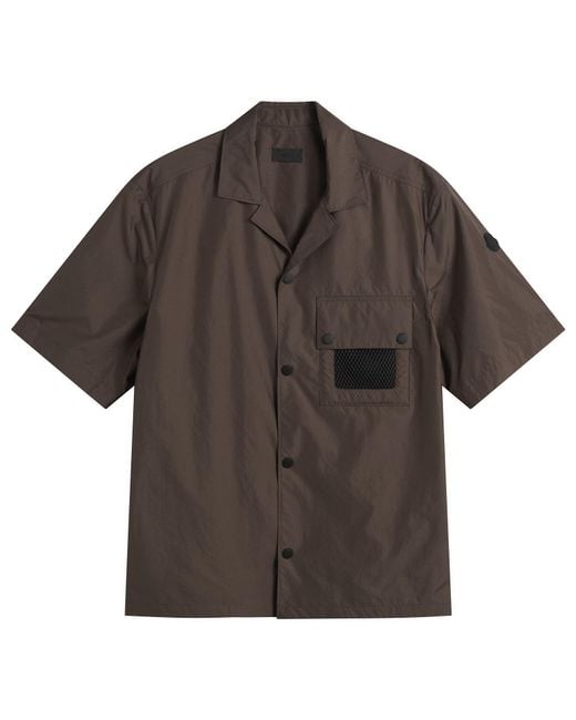 Moncler Brown Ripstop Shirt for men