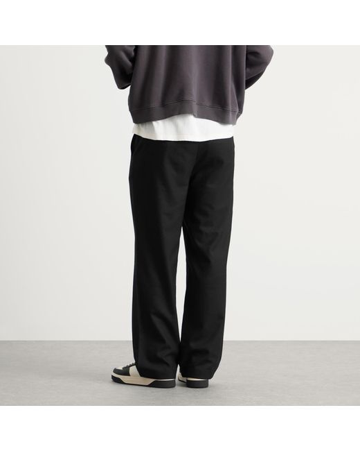 Represent Black Wool Pant for men