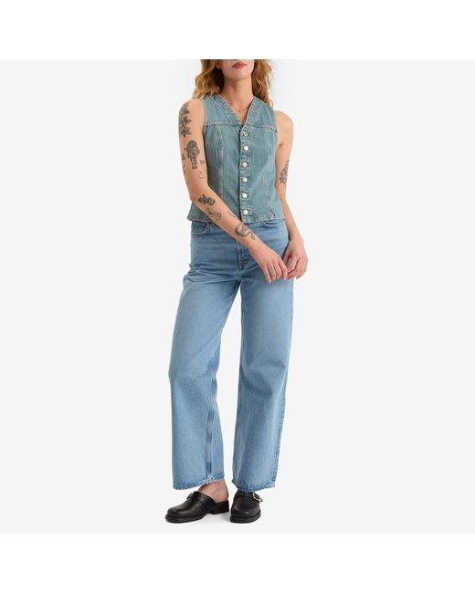 Samsøe & Samsøe Blue Sabeth Denim Vest