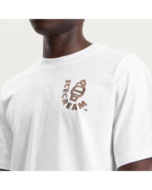 ICECREAM White Waffle Cone T-Shirt for men