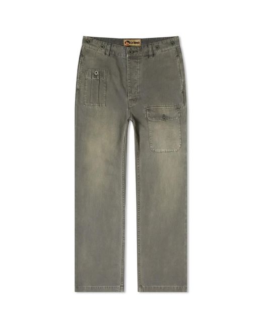 Nigel Cabourn Cotton X Lybro British Army Pant in Gray for Men - Lyst