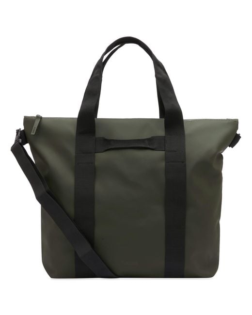 Rains Black Tote Bag for men