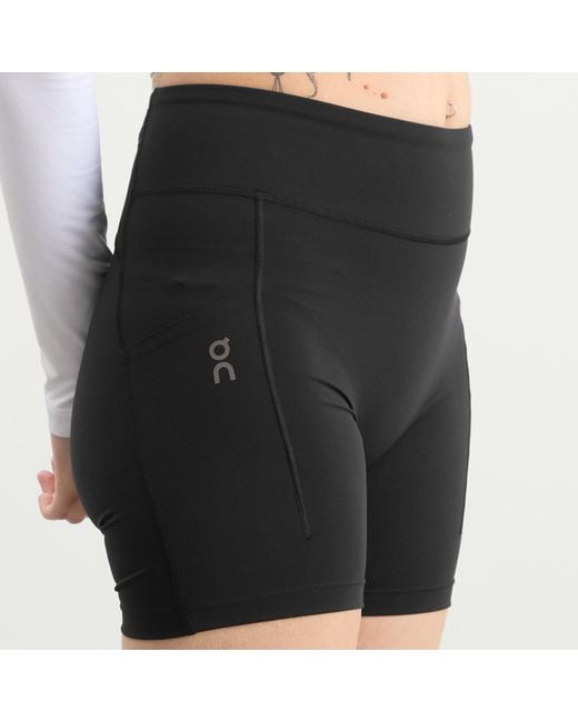 On Shoes Black Performance Tights Short