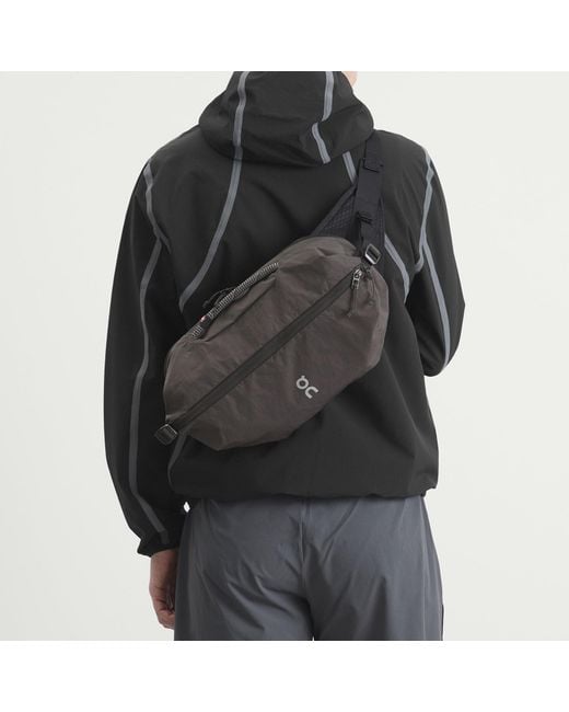 On Shoes Black Sling Pack 9L