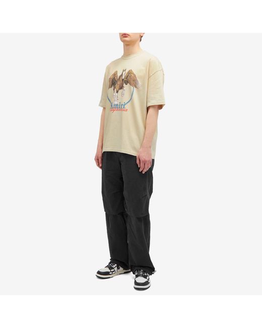 Amiri Natural Vintage Wash Pegasus T-Shirt for men
