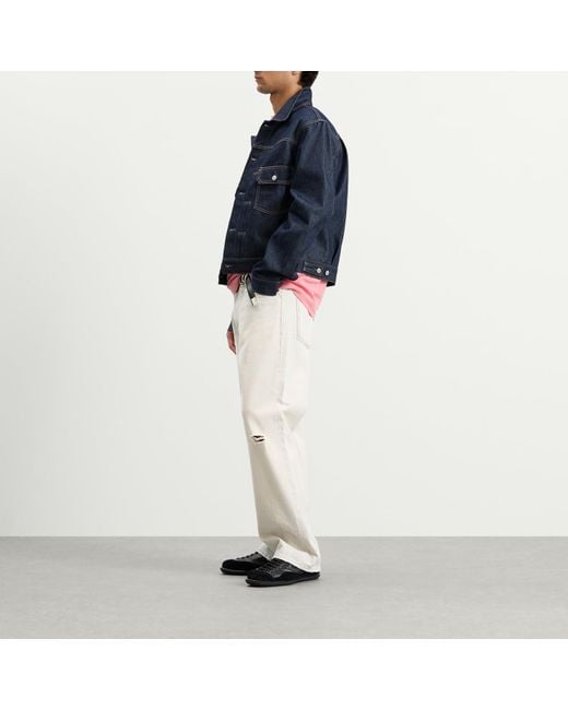 Acne Blue Ryker Raw Denim Jacket for men