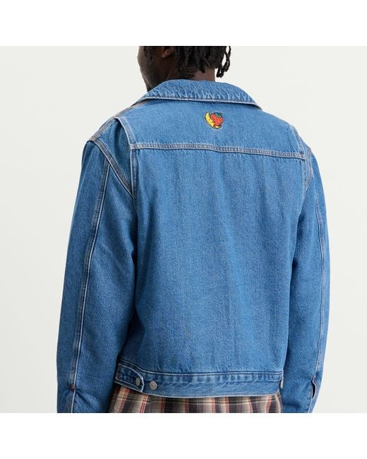 Levi's Blue X Sky High Farm Universe Zip Trucker Jacket for men