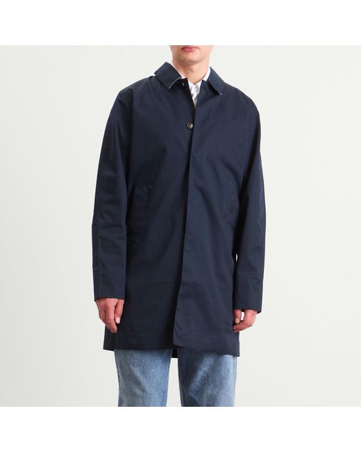 Barbour Blue Lorden Waterproof Mac for men