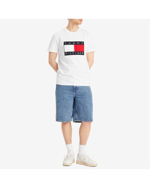Tommy Hilfiger White Gi Sailing Flag T-Shirt for men