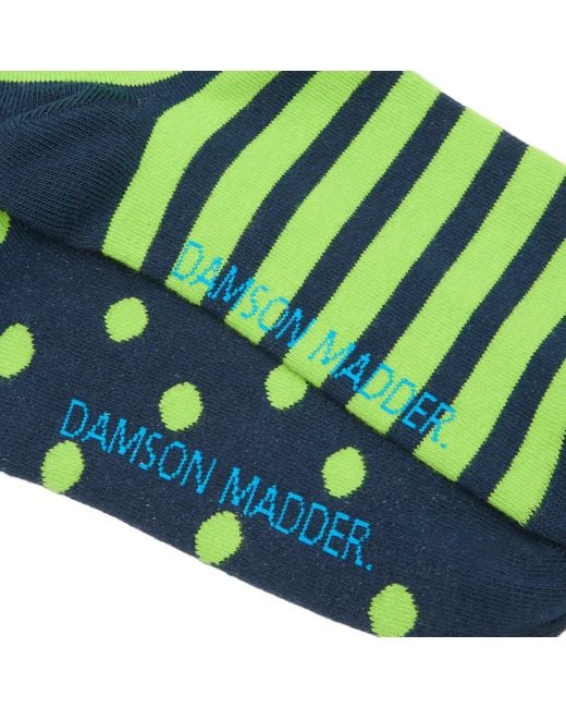 Damson Madder Green 2 Pack Socks