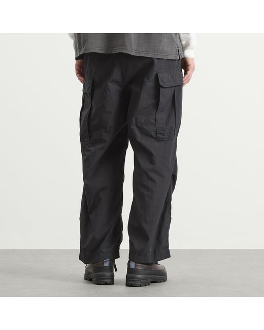 Beams Plus Gray Big 6 Pocket Cargo Pants for men