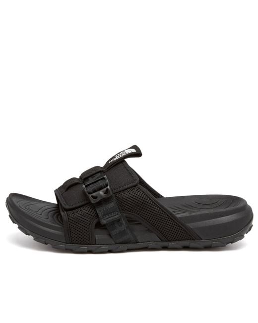 The North Face Black Explore Camp Slide for men