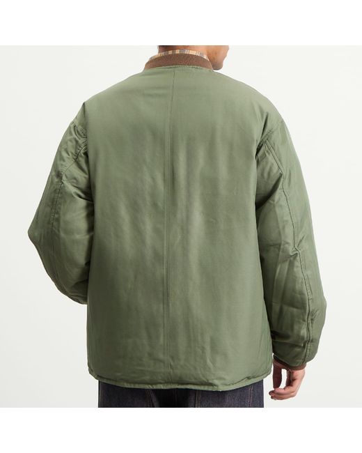 Visvim Green Corps Down Bomber Jacket for men