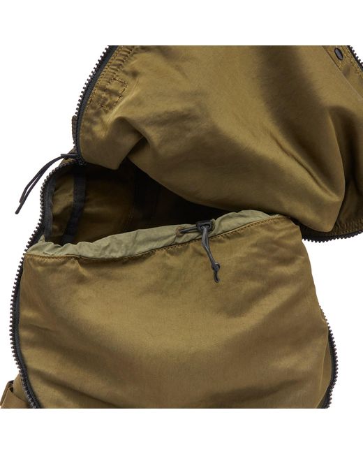 C P Company Brown Nylon B Crossbody Bag for men