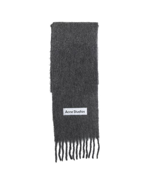 Acne Gray Vally Dip Dye Scarf