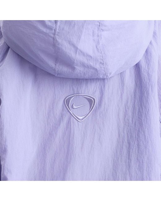 Nike Purple Hooded Jacket