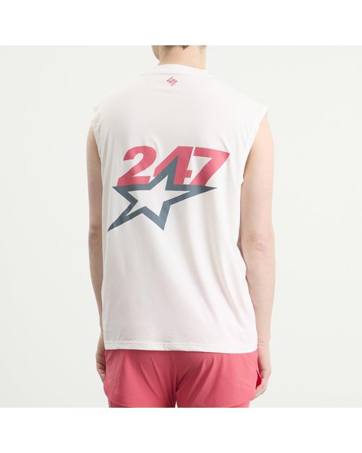 REPRESENT 247 White Represent Team 247 Star Os Tank for men