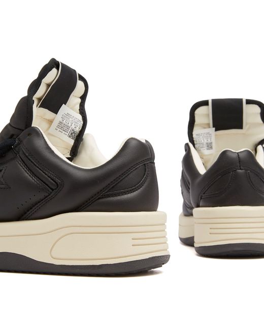 Rick Owens Black X Converse Turbowpn Ox Sneaker