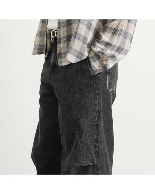 Won Hundred Gray Conrad Wide Cord Pants for men