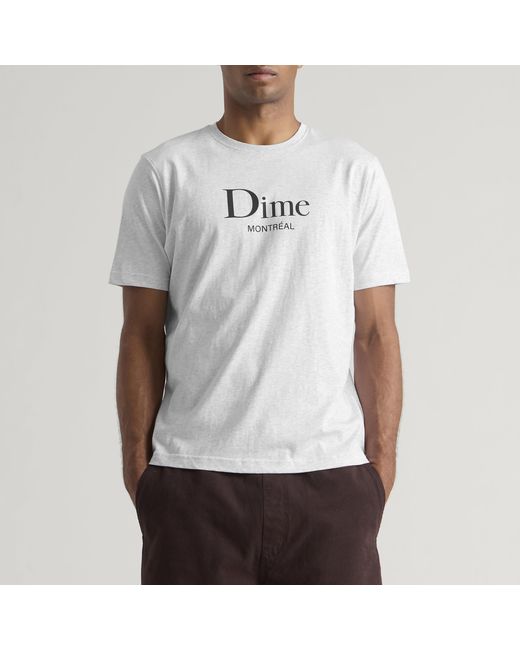 Dime White Classic Mtl T-Shirt for men