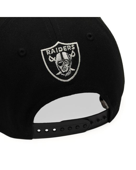 KTZ Black X Fear Of God Las Vegas Raiders 9Fifty Cap