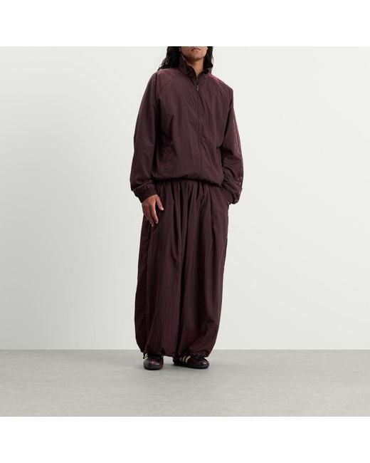 Y-3 Purple Gradient Stripes Nylon Track Top