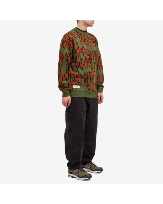 Butter Goods Multicolor Frenzy Knit Jumper for men