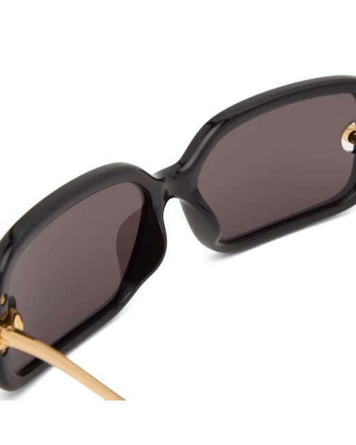 Bottega Veneta Gray Bottega Veneta Bv1439S Sunglasses