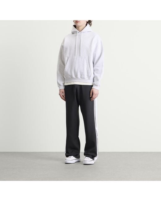 Cole Buxton Black Wide Stripe Sweatpants for men