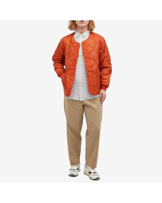 FRIZMWORKS Orange M1965 Field Liner Jacket for men