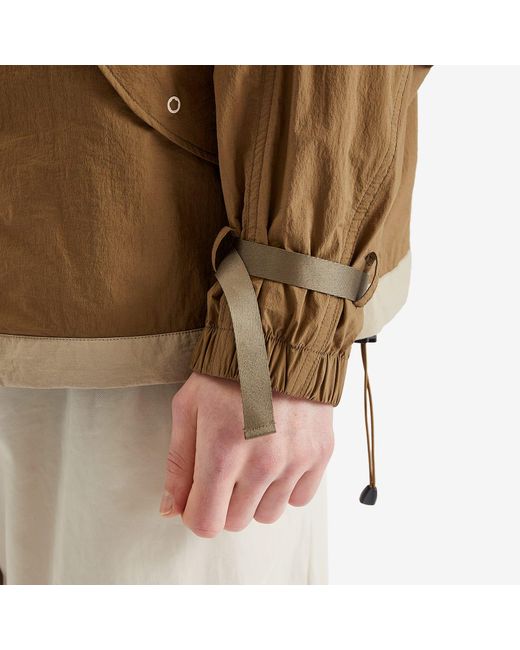 Merely Made Brown Trekking Wind Parka Jacket for men