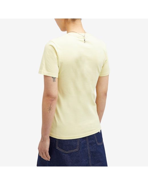 Maison Kitsuné Yellow Fox Head Patch Regular T-Shirt
