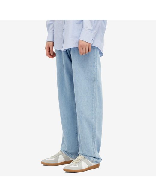 KENZO Blue Relax Fit Jeans for men