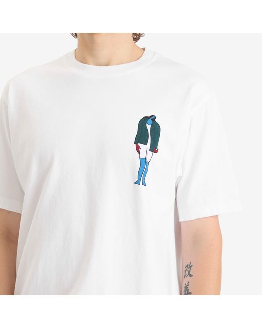 by Parra White The Broken Door T-Shirt for men
