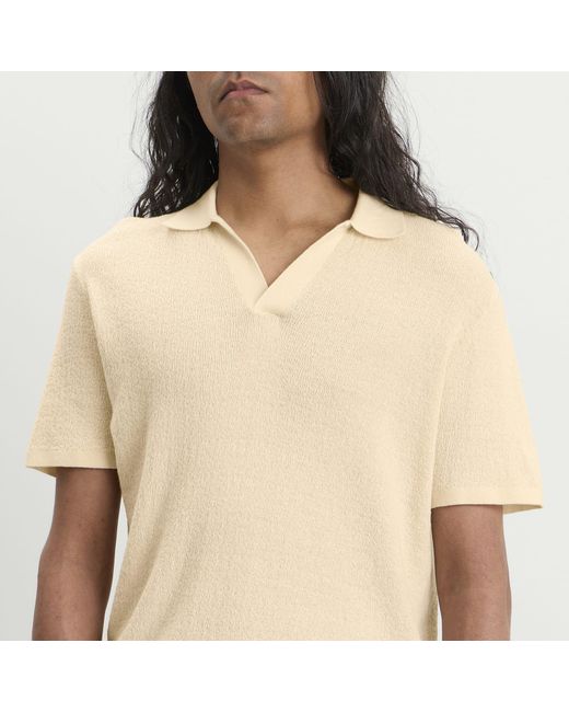 Ronning Natural End. X Textured Polo Shirt for men