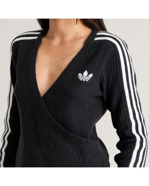 Adidas Blue X Jennie Knit Wrap Cardigan