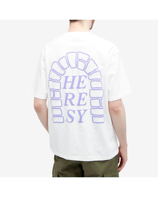 Heresy White Arch T-Shirt for men