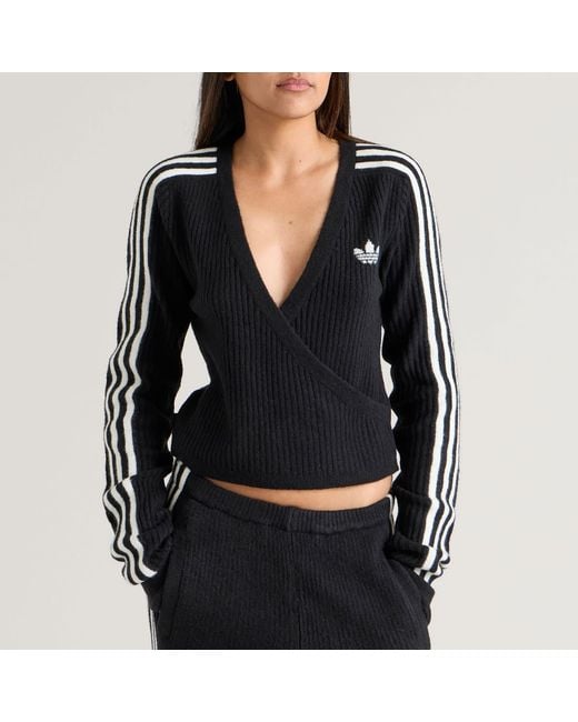 Adidas Blue X Jennie Knit Wrap Cardigan