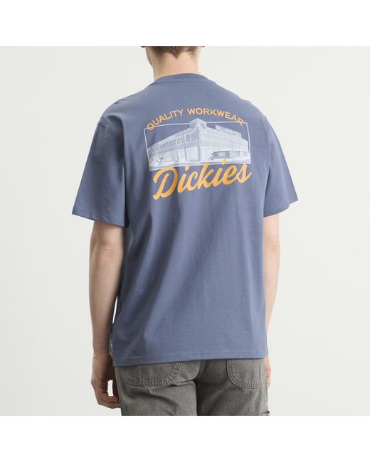 Dickies Blue Wellsville T-Shirt for men